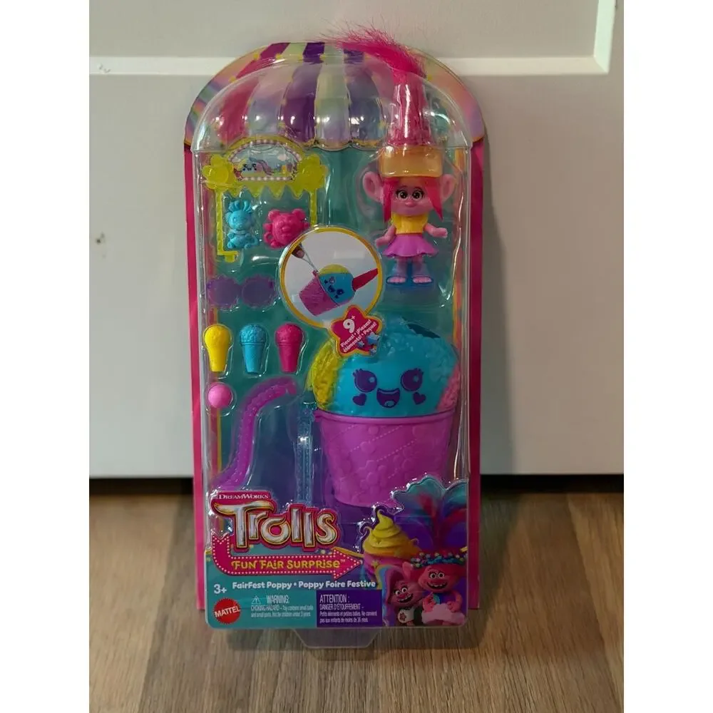 DreamWorks Trolls Fun Fair Surprise FairFest Poppy Playset With Accessories By M